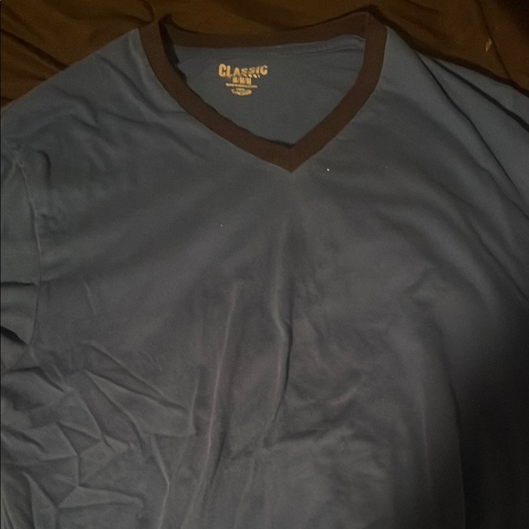 Classic V-Neck Blue Sweater - Picture 1 of 1